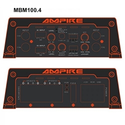 AMPIRE MBM 100.4 - 4-kanałowy kompaktowy wzmacniacz klasy D